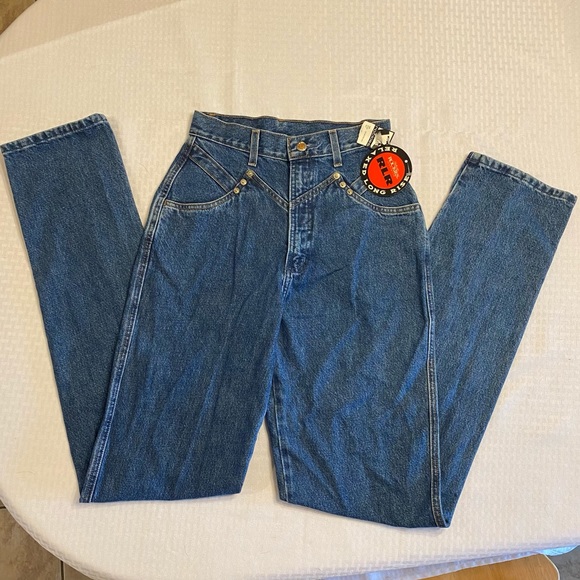 Rocky Mountain vintage high waisted jeans, classic blue denim, 80’s & 90’s - Picture 6 of 13